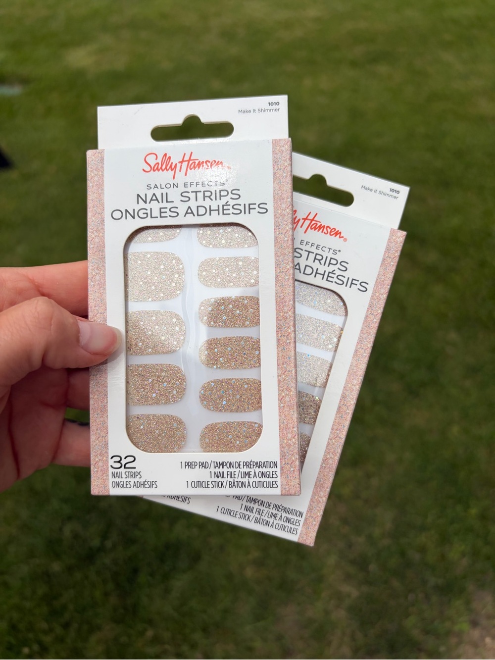 Sally Hansen NIB Glitter Nail Strips - 2 pack